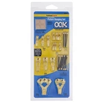 Hillman 535622 Ook Brass-plated Hanger Picture Hanging Kit 100 Lbs. Capacity. Fixed Price $12.41.