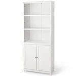 Bookcase Shelving Storage Wooden Cabinet Unit Standing Display W/doors. Fixed Price $139.99.