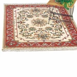 Rectangular Area Rug 5' 7" X 3' 11" Red Polypropylene Renovator's Supply. Fixed Price $70.99.