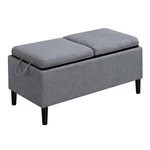 Convenience Concepts DESIGNS4COMFORT Magnolia Storage Ottoman Reversible Trays. Fixed Price $168.81.