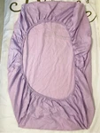 Babies Us Cool Percale Fitted Crib Sheet, 100% Cotton, Purple. Fixed Price $5.90.