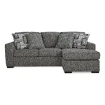 Signature Design By Ashley Gardiner Pewter Sofa Chaise. Fixed Price $926.81.