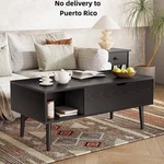 Wood Lift Top Coffee 39X19.6X17.4", Hidden Compartment & Adjustable Shelf. Fixed Price $50.69.