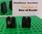 Minifigure Set Witch Dress Wizard Robe Potion Spells Book Magic Body. Fixed Price $14.03.