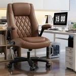 400LBS Executive Office Home Desk Leather Chairs With Rubber Wheels. Fixed Price $158.99.