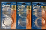 Lot Soft Touch 13/16" Round Caster Cups Model 6793 New Old Stock, Packs. Fixed Price $11.00.