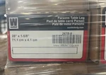 Waddell 2678 Ash Parsons Table Leg, 28" Four Legs! (1/2 Case). Fixed Price $31.96.