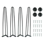 40" Coffee Table Metal Hairpin Legs Iron Bar Black 3-ROD Set. Fixed Price $43.99.