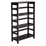 Winsome Wood Storage Shelf 3-TIER Wide Solid Composite Espresso Durable. Fixed Price $88.93.