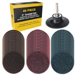 Dura-gold 46 Pc 3" Diameter Surface Conditioning Sanding Discs Variety Pack, Pad. Fixed Price $47.99.