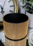 Golden Crystals Wine Coaster Furniture Surface Protector Metal Rack Holder 4"DIA. Fixed Price $29.99.