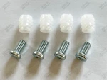 Ikea Plastic Sleeve And Screw, Part # 105163, 102267 (4 Pack) - New Usa Shipped. Fixed Price $8.99.
