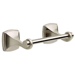 Delta Amaya Pivoting Double Post Toilet Paper Holder Satin Nickel. Fixed Price $24.65.