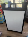 Plasticade Deluxe Signicade Portable Black Frame Stand Display Board. Fixed Price $75.00.