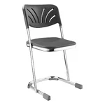 National Public Seating 6618B Square Stool With Backrest, Height 18"BLACK. Fixed Price $171.49.