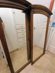 2 Ethan Allen, Classic Manor Collection, Arched Dresser/wall Mirrors. Fixed Price $350.00.