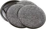 4" Round Reusable Carpet Bottom Furniture Caster Cups For Office Chairs, Desks,. Fixed Price $8.99.