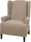 Maytex Pixel Stretch 1-PC Slipcover Wing Chair Sand 4300315). Fixed Price $44.16.