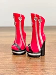 Lol Surprise Omg Queens Prism Fashion Doll Boots Shoes Red Silver Replacement. Fixed Price $7.99.
