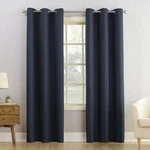 1 Pair At Home Drapery Panels Montego Navy Blue Grommet Light Filtering 84IN New. Fixed Price $29.99.