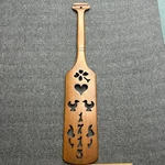 Tell City Wood Paddle #3120 Andover Rustic Maple Oar 1960S Heart 1713 Folk. Fixed Price $39.71.
