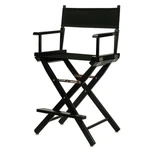 Casual Home 24" Director's Chair Black Frame-with Canvas, Counter Height. Fixed Price $123.36.