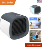 Silent Portable Evaporative Air Cooler - Ideal Personal Climate Control Solution. Fixed Price $166.99.