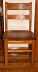 Oak Wood Desk Chair Southern Company Hickory Inc. N.c. 32" 1940S. Fixed Price $200.00.