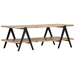 Coffee Table End Sofa With Storage Shelf Solid Wood Mango Vidaxl. Fixed Price $139.99.