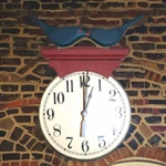 Bluebird Clock Blue/red Wood Renovator's Supply. Fixed Price $100.99.