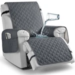 Taococo 100% Waterproof Recliner Chair Covers, Seater 23'', Dark Grey. Fixed Price $35.94.