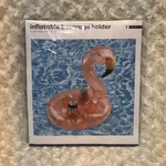 Pink Flamingo Inflatable Beverage / Holder Holds 4 Drinks Summer Pool Fun. Fixed Price $9.99.
