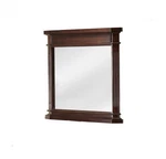 New 26 X 30 - Cherry Wood Framed Wall Bathroom Vanity Mirror Home Decorators. Fixed Price $79.99.