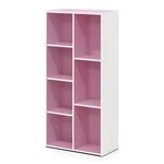 Furinno Luder Engineered Wood 7-CUBE Reversible Open Shelf White/pink. Fixed Price $70.18.