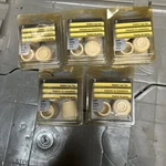 Lot Of White Rubber Leg Tips 5/8", 16 Mm, #19118 Round Shepherd. Fixed Price $25.00.