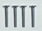 4X Ikea HEX4 Screws Metric PF6S Head Cap Steel M6 45MM Part # 105089. Fixed Price $10.98.