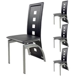 Set 4 Dining Side Office Home Kitchen Seat Furniture Black. Fixed Price $114.99.