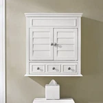 Crosley Lydia Surface Mount Medicine Cabinet White 24X25X9. Fixed Price $65.00.