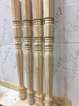 M 4. 28" Solid Pine Royal Style Table Furniture Legs Wooden. Fixed Price $20.16.