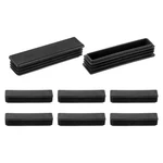 Uxcell 8 Pcs Rectangle Tubing End Caps 4 1 Plastic Inch, Black. Fixed Price $22.99.