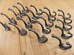 20 Cast Iron School Style Coat Hooks Hat Rack Hall Tree Acorn Primitive. Fixed Price $46.99.