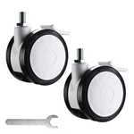 Yescom 2 Pc Mute Wheel Replacement Swivel Casters For Mobile Cart Lock Brake. Fixed Price $29.90.