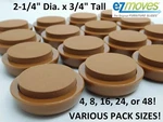 2-1/4" Ez Moves Heavy Furniture Sliders Carpet Glide Cushion Couch Table Leg. Fixed Price $19.99.