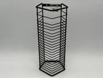 Atlantic Storage 24 Cd Rack Black Metal Wire Tower Desktop Wall Mount. Fixed Price $17.99.