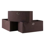 Winsome Torino Piece Folding Fabric Baskets Chocolate 38323. Fixed Price $43.75.
