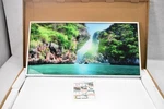Photo Booth Led Light Up Frame Poster River Design 15" X 30" White. Fixed Price $59.99.