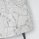 Bianco Collection Soro 24" Italian Marble Side Table In White. Fixed Price $259.99.