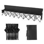 Uimoso Folding Chair Sports 8-SEAT Team Bench With Side Bag & Carry Case. Fixed Price $80.99.