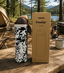 New Owala Cowgirl Core 24OZ Freesip Bottle Brown Print Special Edition. Fixed Price $39.69.