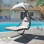 Hanging Chaise Lounger Chair Arc Stand Swing Hammock Porch Canopy. Fixed Price $159.96.